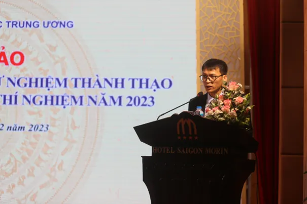 Hội thảo khoa học về “Tăng cường kiểm soát chất lượng sinh phẩm tại Việt Nam” và “Tổng kết chương trình Thử nghiệm thành thạo bằng so sánh liên phòng thí nghiệm năm 2023”
