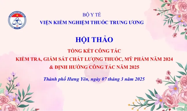 THÔNG BÁO SỐ 2: HỘI NGHỊ KIỂM NGHIỆM 2025 (Chương trình chính thức)